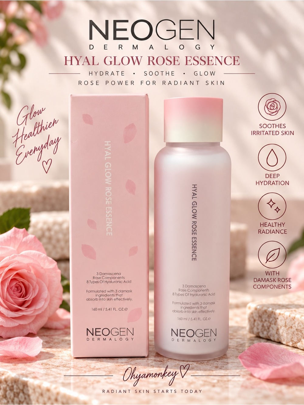 NEOGEN Hyal Glow Rose Essence $32